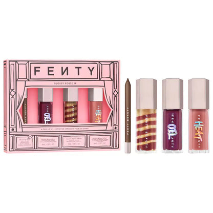 Fenty Beauty by Rihanna | Glossy Posse IX 4-Piece Lip Makeup Gift Set