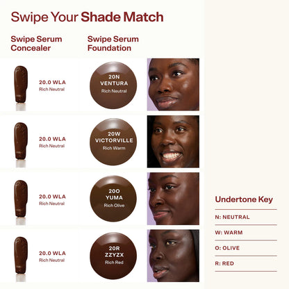 Tower 28 Beauty | Swipe Serum Non-Acnegenic Foundation with Medium Buildable Coverage