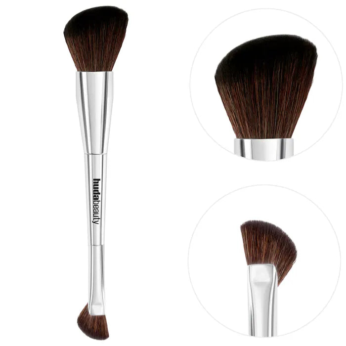 HUDA BEAUTY | Dual-Ended Bronze & Contour Brush