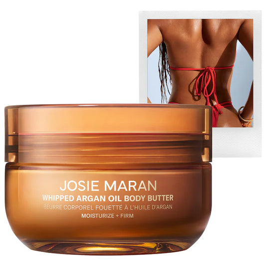 Josie Maran | Golden Hour (Amber, White Musk) - Whipped Argan Oil Refillable Firming Body Butter