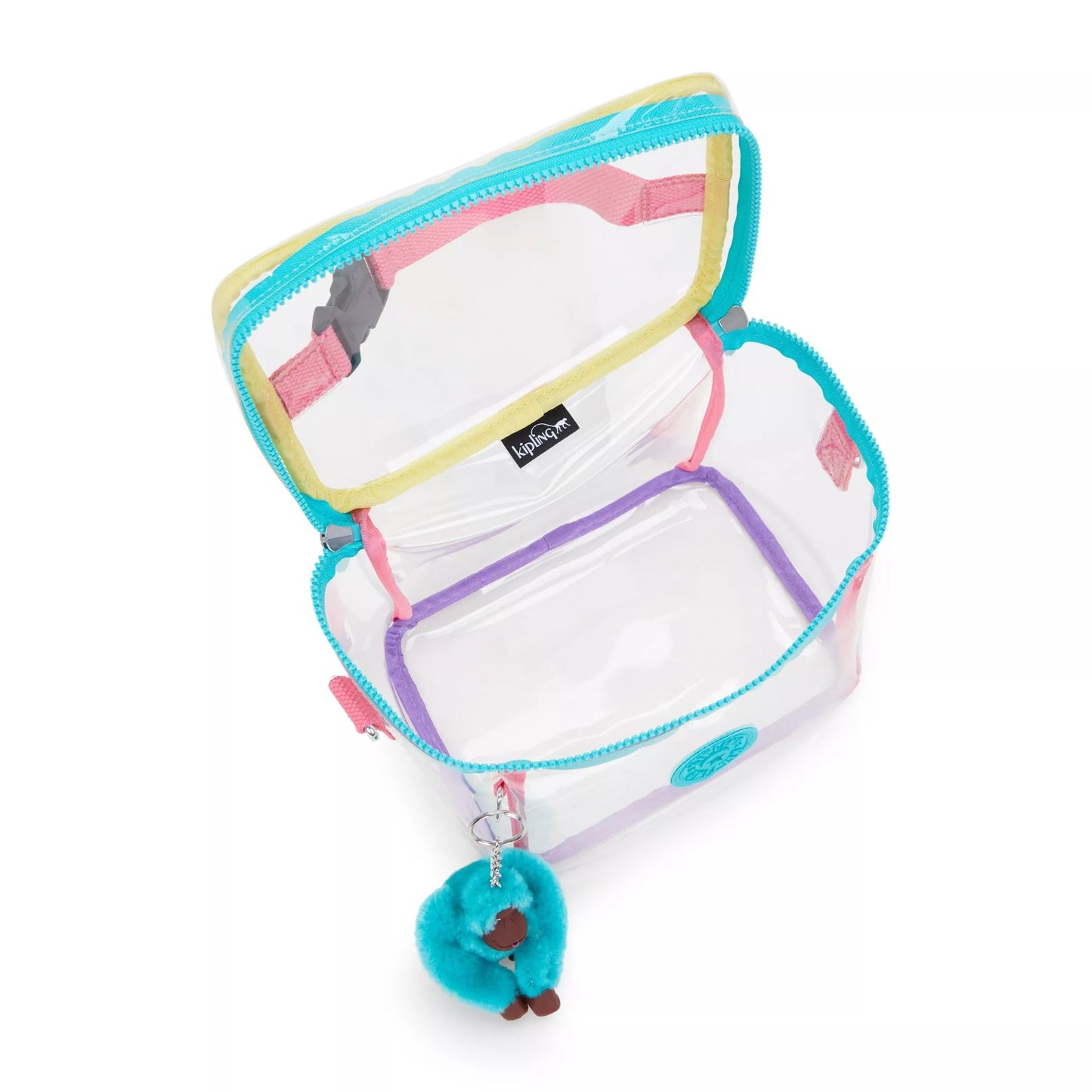Kipling | Graham Clear Lunch Bag - Peacock Pop Multi