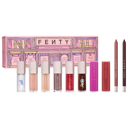Fenty Beauty by Rihanna | The Fenty Beauty Lip Vault 10-Piece Lip Gloss + Liner Makeup Gift Set