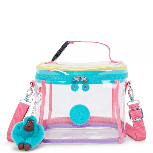 Kipling | Graham Clear Lunch Bag - Peacock Pop Multi