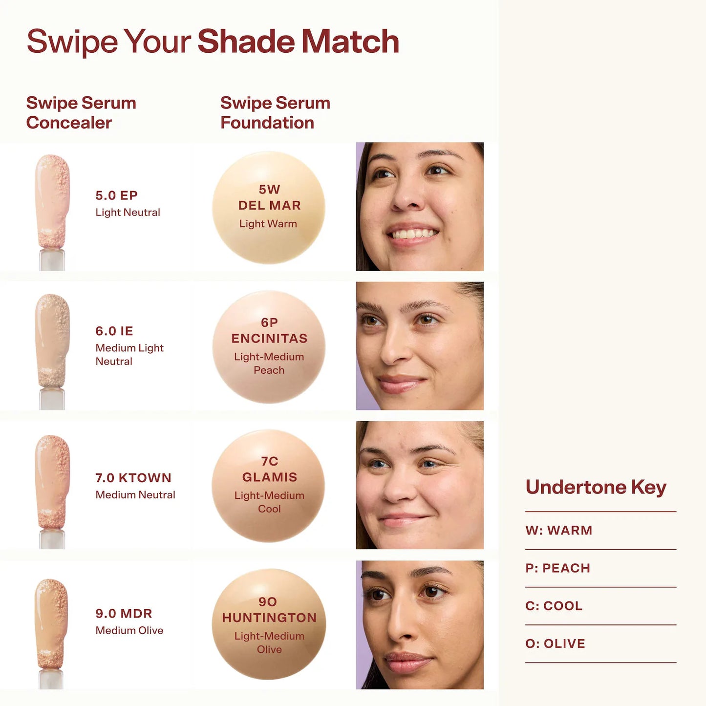 Tower 28 Beauty | Swipe Serum Non-Acnegenic Foundation with Medium Buildable Coverage