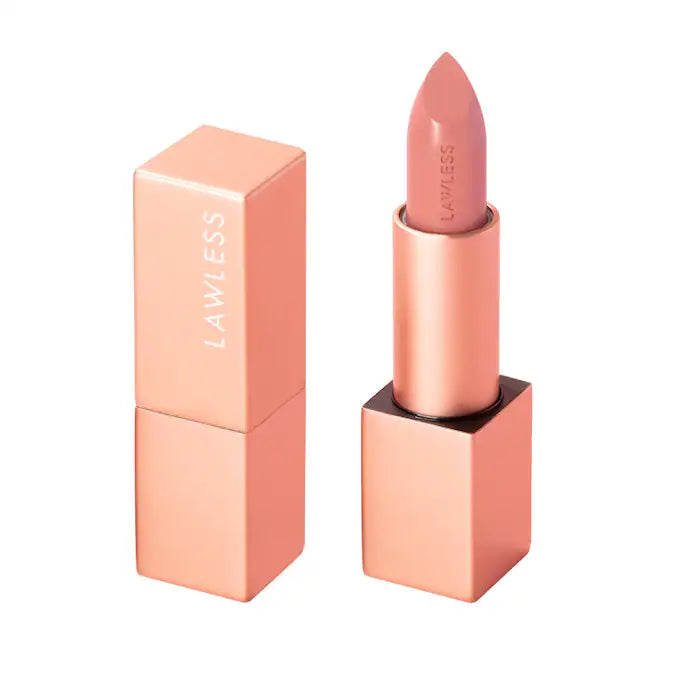 LAWLESS | Forget the Filler Lip-Plumping Line-Smoothing Satin Cream Lipstick