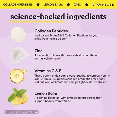 Lemme x Starface | Healthy Skin Gummies - Lemon Flavored