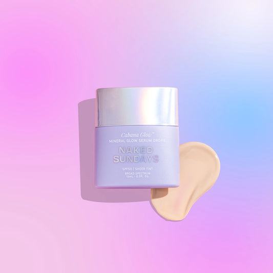 Naked Sundays | CabanaGlow SPF50 Mineral Glow Serum Drops - Sheer Tint Mini