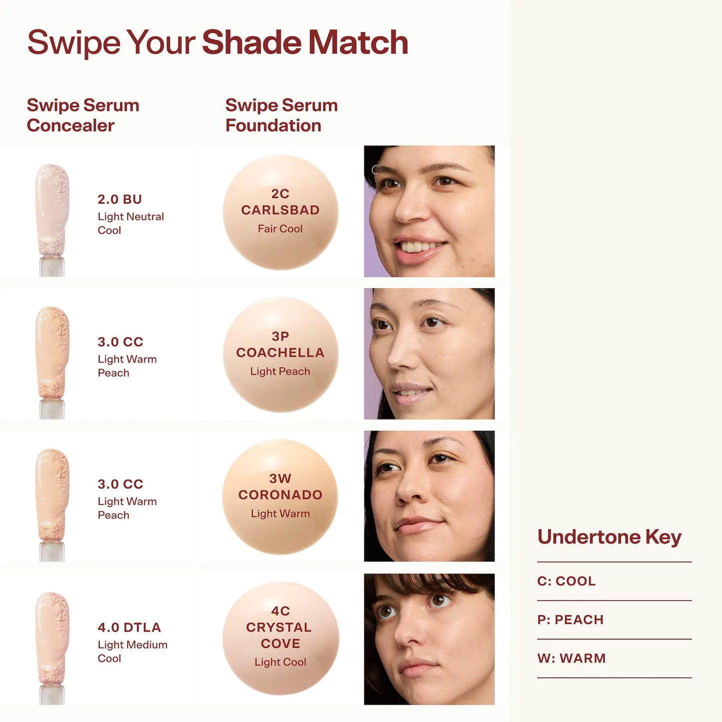 Tower 28 Beauty | Swipe Serum Non-Acnegenic Foundation with Medium Buildable Coverage