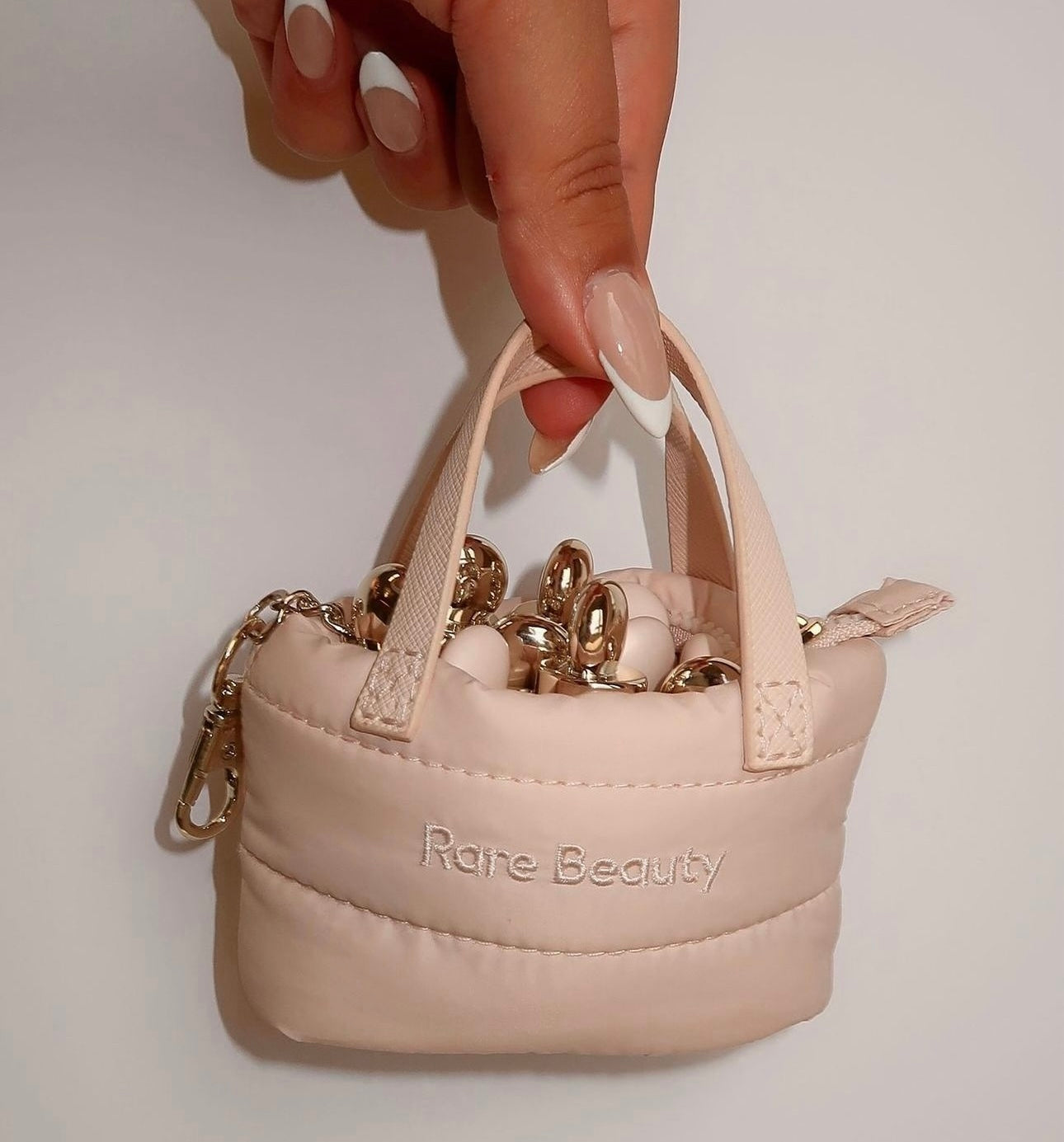 Rare Beauty | Mini Puffy Tote Keychain