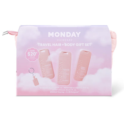 MONDAY | Hair & Body Shampoo and Conditioner Gift Set - Travel Set