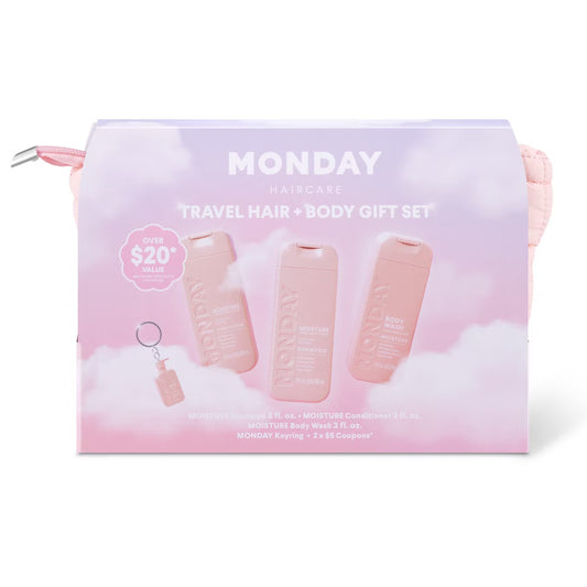 MONDAY | Hair & Body Shampoo and Conditioner Gift Set - Travel Set
