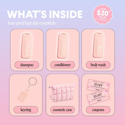 MONDAY | Hair & Body Shampoo and Conditioner Gift Set - Travel Set