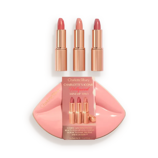 Charlotte Tilbury | HOLLYWOOD ICONIC MINI LIP TRIO TRAVEL SIZE LIP KIT