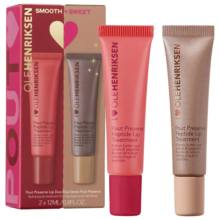 OLEHENRIKSEN | Smooth + Sweet Pout Preserve Peptide Lip Duo