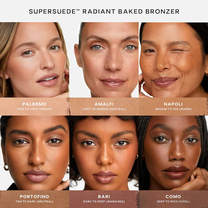 Saie | SuperSuede™ Radiant Talc-Free Baked Powder Bronzer