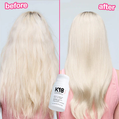 K18 Biomimetic Hairscience | Repair + Protect Mini Leave-In Molecular Repair Mask & HeatBounce Leave-In Conditioner Gift Set