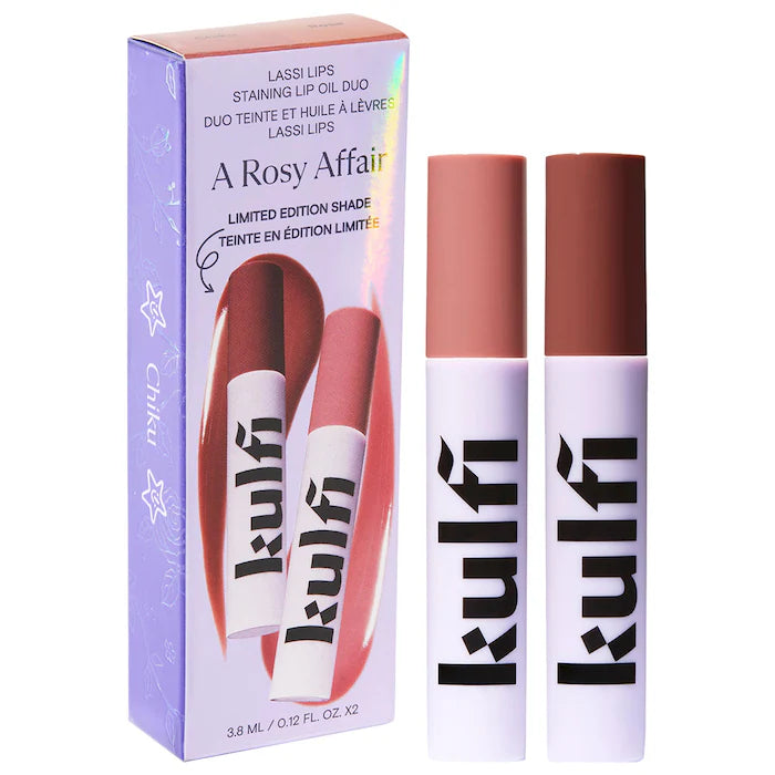 Kulfi | A Rosy Affair Lassi Lip Oil Duo