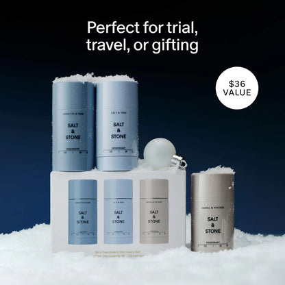 Salt & Stone | Mini Deodorant Discovery Gift Set