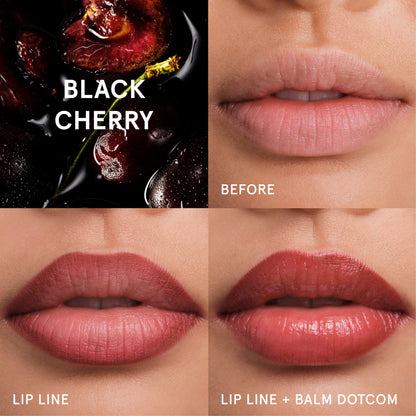 Glossier | Black Cherry Balm Dotcom & Mini Lip Line Lip Liner Pencil Makeup Gift Set
