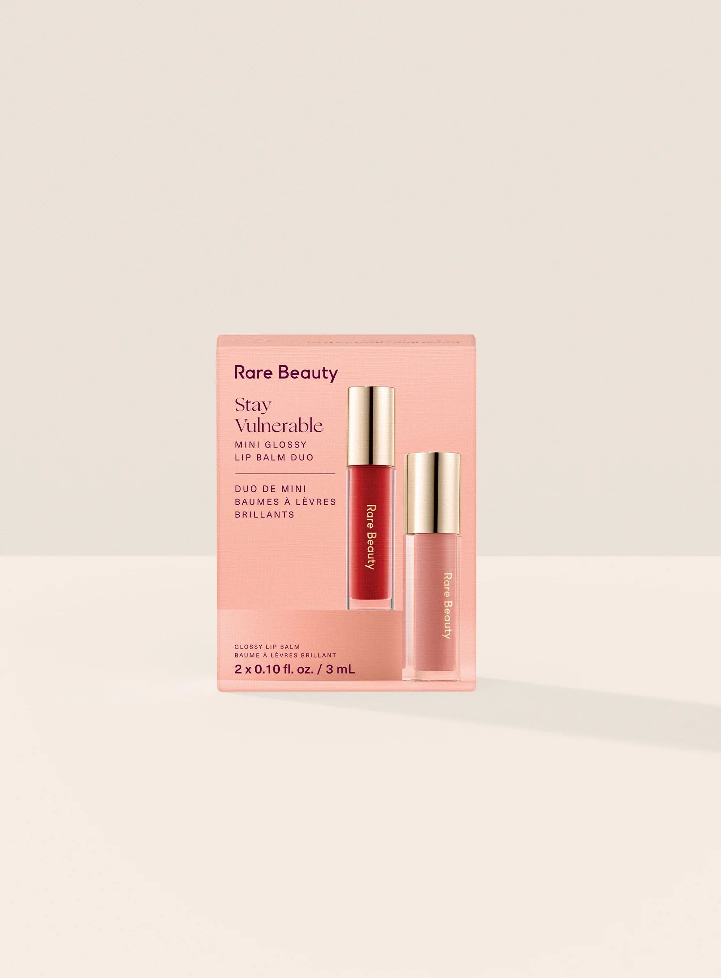 Rare beauty | Stay Vulnerable Mini Glossy Lip Balm Duo