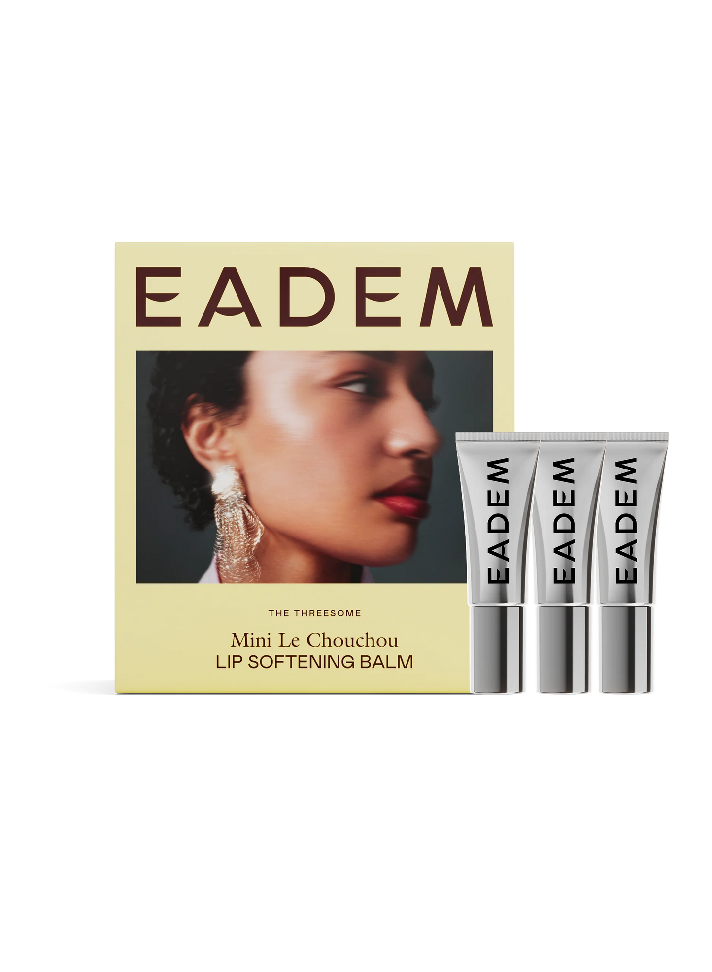EADEM | The Threesome THREE MINI LE CHOUCHOU LIP SOFTENING BALMS