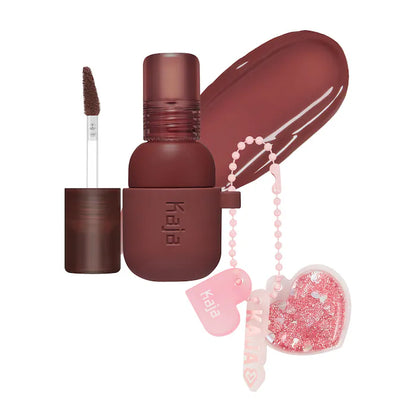 Kaja | Jelly Charm Glazed Lip Stain & Blush With Keychain