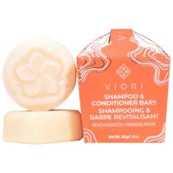 Viori | Peach Hibiscus Mini Shampoo + Conditioner