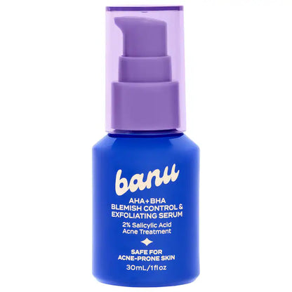 banu | AHA + BHA Blemish Clearing and Exfoliating Serum with 2% Salicylic Acid