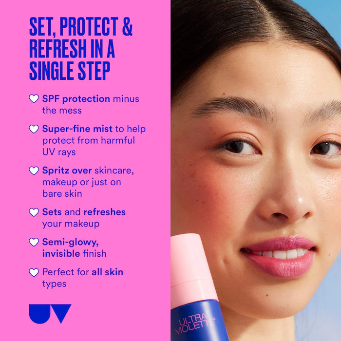 Ultra Violette | Preen Screen SPF 50 Facial Sunscreen Mist With Niacinamide