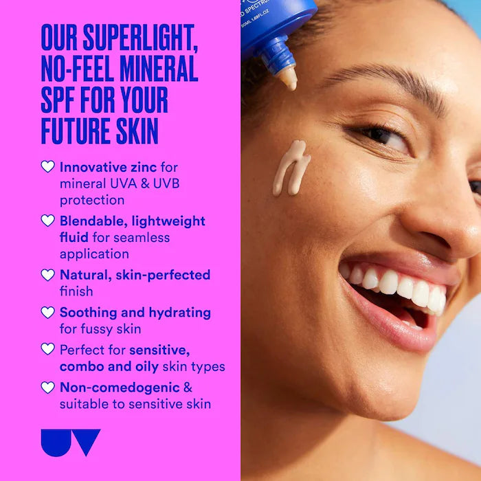 Ultra Violette | Future Screen SPF 50 Mineral Fragrance Free Facial Sunscreen Serum