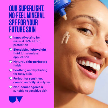 Ultra Violette | Future Screen SPF 50 Mineral Fragrance Free Facial Sunscreen Serum