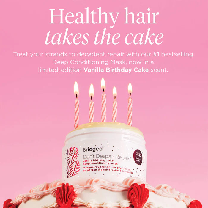 Briogeo | Don't Despair, Repair! Deep Conditioning Hair Mask in Vanilla Birthday Cake Scent