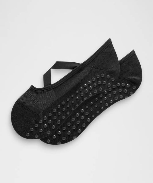 Lululemon | Unisex Find Your Balance Grip Socks Strappy - Black