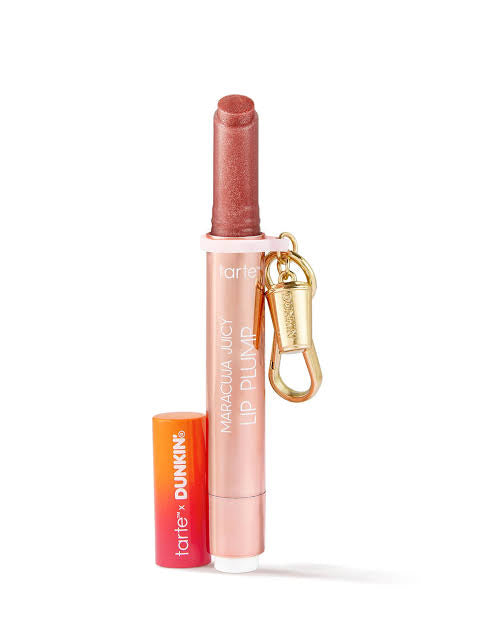 tarte™ x Dunkin' | maracuja juicy shimmer glass lip plump + free charm