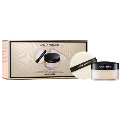 Laura Mercier | Indulgent Icons Translucent Loose Powder & Velour Puff Duo Gift Set
