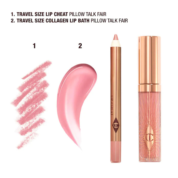 Charlotte Tilbury | Mini Pillow Talk Glossy Lip Duos