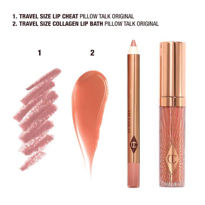 Charlotte Tilbury | Mini Pillow Talk Glossy Lip Duos
