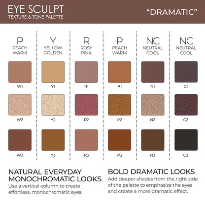 Natasha Denona | Eye Sculpt Texture & Tone Eyeshadow Palette