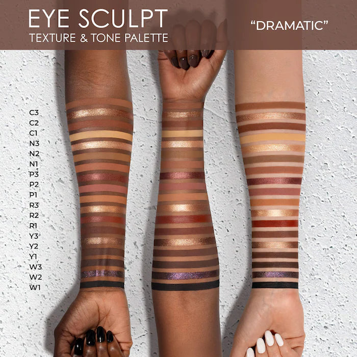 Natasha Denona | Eye Sculpt Texture & Tone Eyeshadow Palette