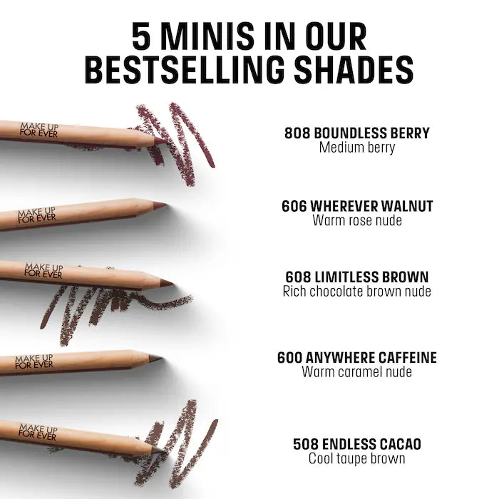 MAKE UP FOR EVER | Mini Artist Color Lip Pencils Set