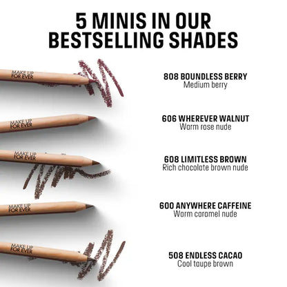 MAKE UP FOR EVER | Mini Artist Color Lip Pencils Set