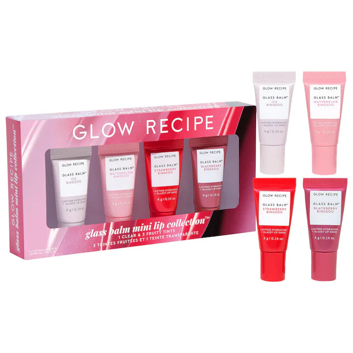 Glow Recipe | Mini Glass Balm Lip Collection Gift Set