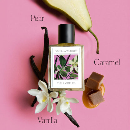 The 7 Virtues | Gourmand Vanilla Layering Perfume Set with Cherry & Lychee