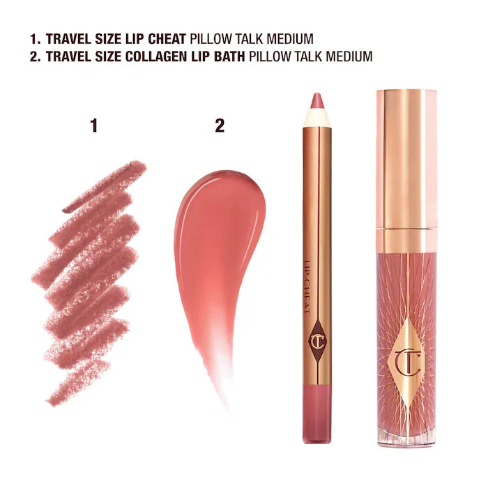 Charlotte Tilbury | Mini Pillow Talk Glossy Lip Duos