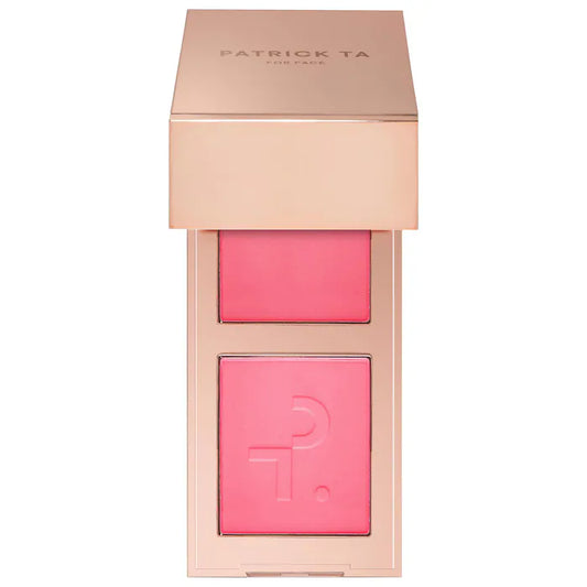 PATRICK TA | Mini Major Headlines Double-Take Crème & Powder Blush Duo
