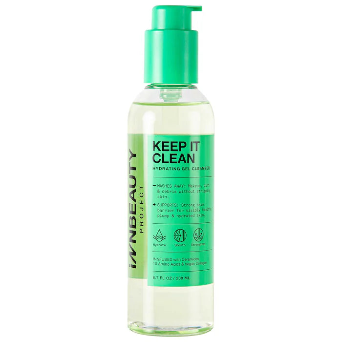 iNNBEAUTY PROJECT | Keep It Clean Hydrating Gel Cleanser with Ceramides & 10 Amino Acids