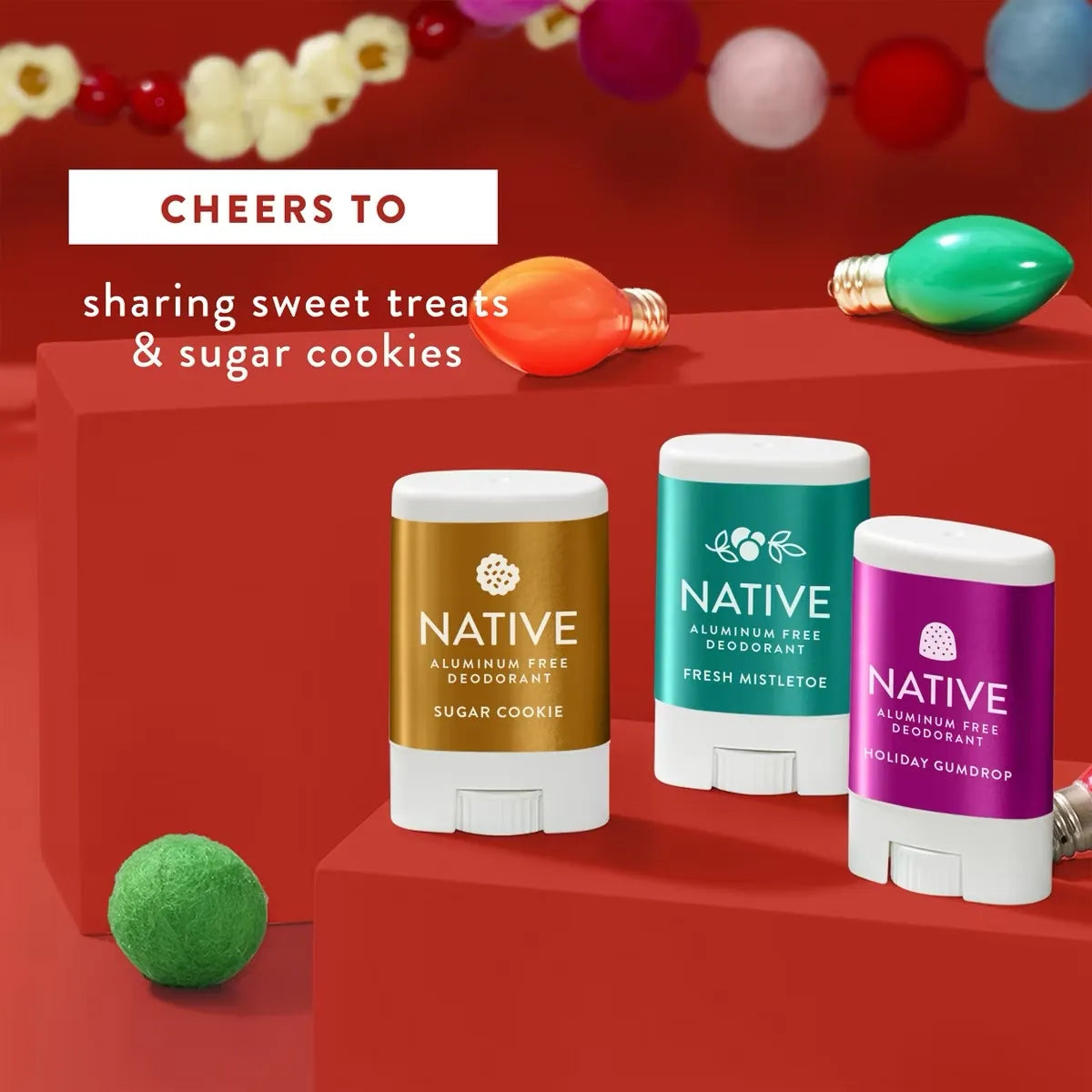 Native | Mini Deodorant - Holiday Gumdrop