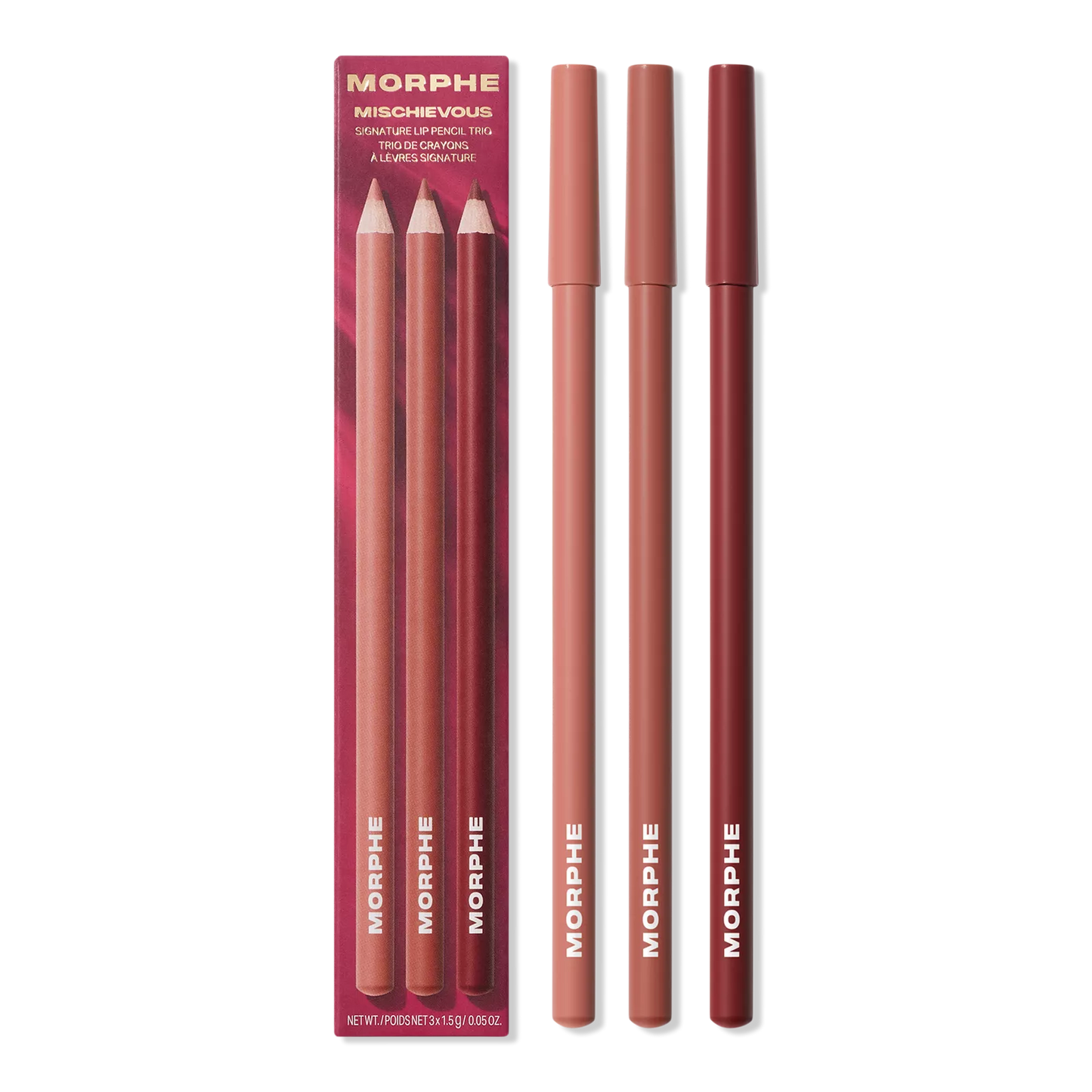 Morphe | Mischievous Signature Lip Pencil Trio