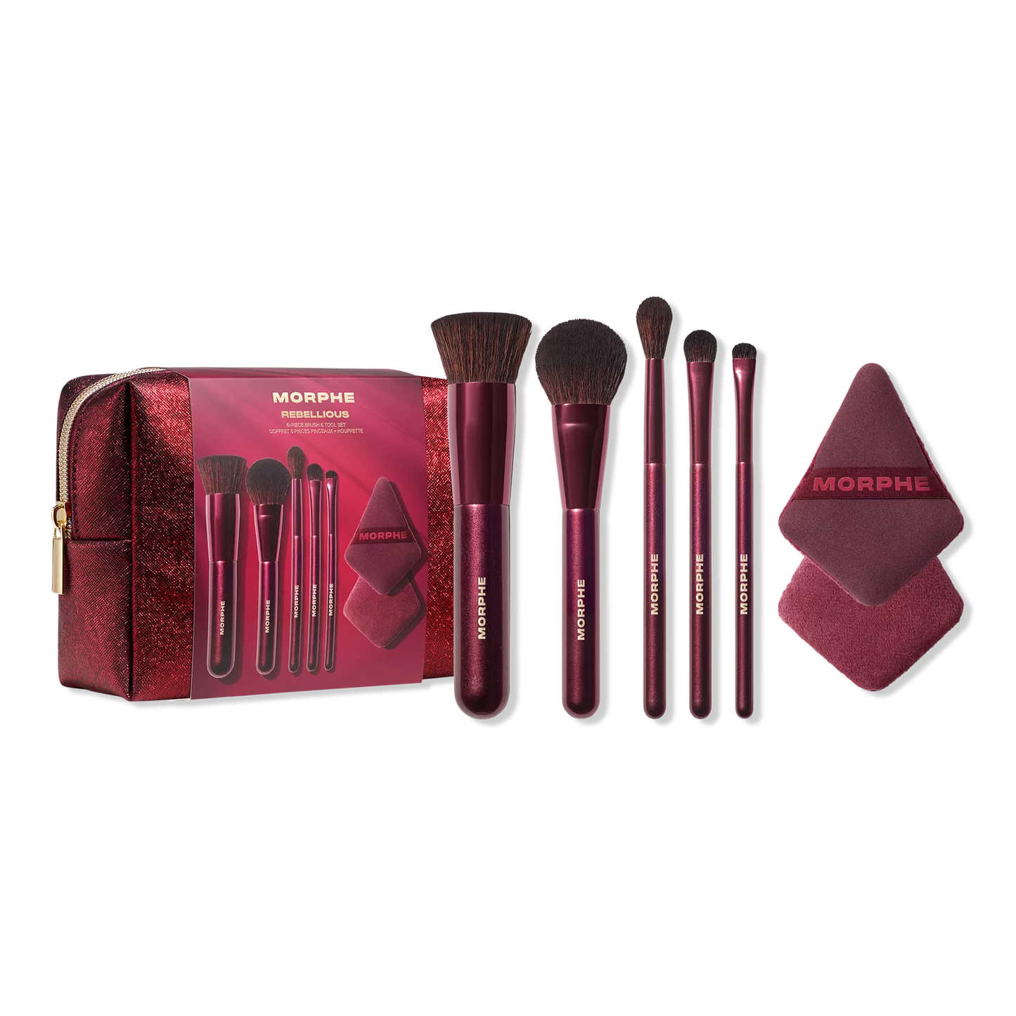 Morphe | Rebellious 6-Piece Brush & Tool Set