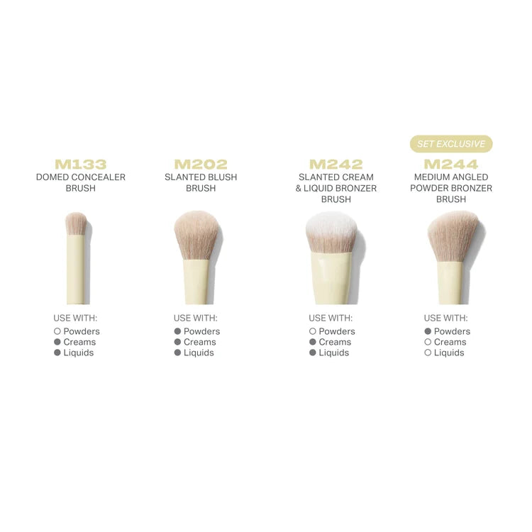Morphe | BUTTERY BLENDS 4-PIECE FACE BRUSH SET